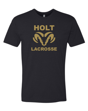 Custom Apparel - Screen Printing - Holt Lacrosse - Unisex CVC T-shirt - Holt Lacrosse Winter - 14981