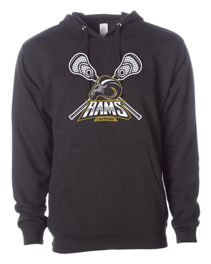 Custom Apparel - Screen Printing - Holt Lacrosse - Unisex Mid - weight Hoodie - Holt Lacrosse Winter - 14981