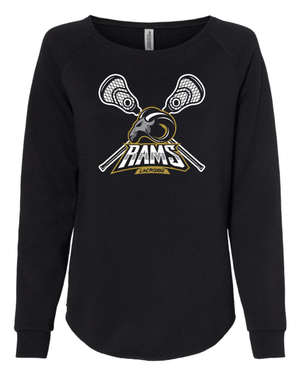 Custom Apparel - Screen Printing - Holy Lacrosse - Women's Crewneck Sweatshirt - Holt Lacrosse Winter - 14981