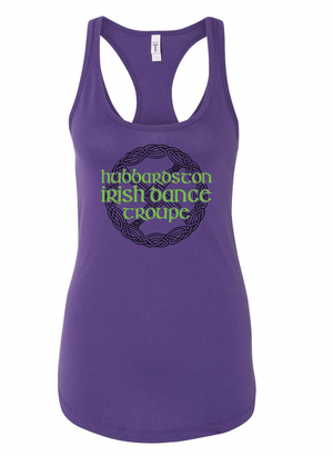 Custom Apparel - Screen Printing - Hubbardston Dance Fall 2023 - Adult Women's Racerback Tank - Tank Top - Hubbardston Dance Fall 2023 - 14783