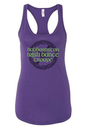 Custom Apparel - Screen Printing - Hubbardston Dance Spring 2025 - Women's Ideal Racerback Tank - Hubbardston Dance Spring 2025 - 17623
