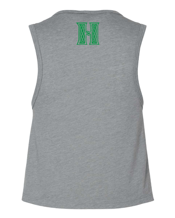 Custom Apparel - Screen Printing - Hubbardston Irish Dance Troupe - Women's Festival Crop Tank - Hubbardston Irish Dance Troupe - 16712