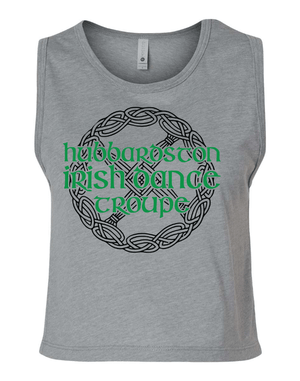Custom Apparel - Screen Printing - Hubbardston Irish Dance Troupe - Women's Festival Crop Tank - Hubbardston Irish Dance Troupe - 16712