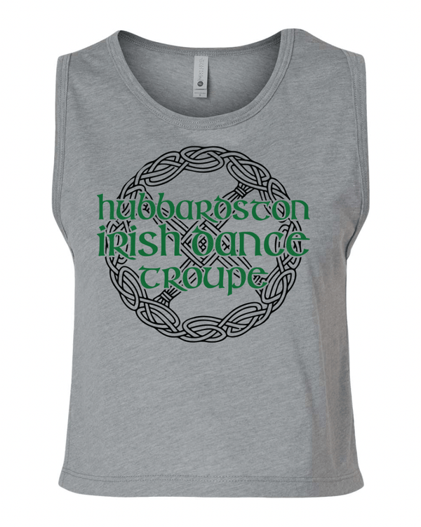 Custom Apparel - Screen Printing - Hubbardston Irish Dance - Women's Cropped Tank - Hubbardston Irish Dance Troupe - 15812