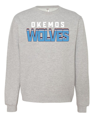 Bennett Woods Spirit Wear Fall 2026 Crewneck Grey Heather front view