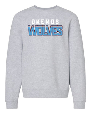 Bennett Woods Spirit Wear Fall 2026 Crewneck Grey Heather front view