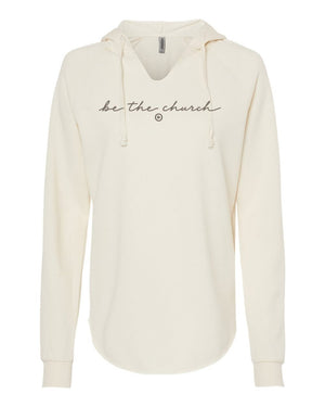 Epic Church 20th Anniversary Hoodie Bone front view