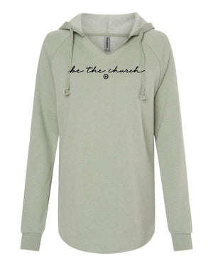 Epic Church 20th Anniversary Hoodie Sage front view