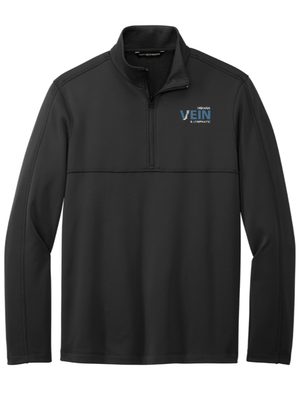 Custom Printed Apparel | Indy Veins - Men's Smooth Fleece 1/4 Zip *Black / Navy* - Indy Veins OD