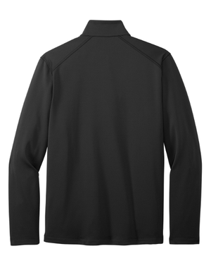 Custom Printed Apparel | Indy Veins - Men's Smooth Fleece 1/4 Zip *Black / Navy* - Indy Veins OD