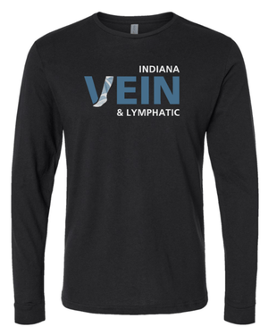 Custom Printed Apparel | Indy Veins - Unisex Long Sleeve T-Shirt *Black / Navy* - Indy Veins OD