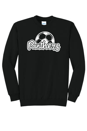 Community Education Apparel Crewneck Jet Black front view