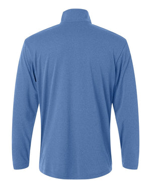 MYOI Allegan/Barry Fall Fundraiser Quarter Zip Heather Royal back view