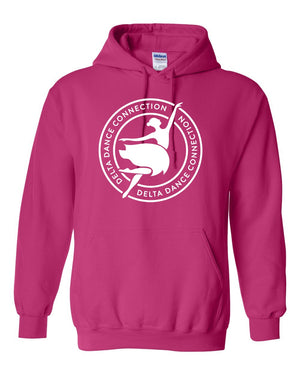 Delta Dance Connection - General Hoodie Heliconia front view