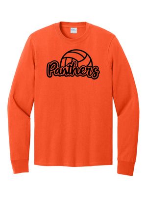 Community Education Apparel Long Sleeve Orange front view