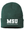 Custom Apparel - Screen Printing - James Madison MSU - Sustainable Rib Cuffed Beanie (Green / Grey) - James Madison MSU - 16896