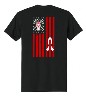 Custom Apparel - Screen Printing - JDP Fundraiser - Adult Unisex Black T-Shirt - T-Shirt - JDP Fundraiser - 16327