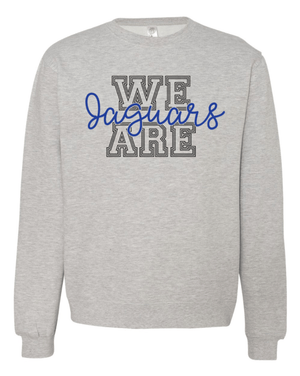 Custom Apparel - Screen Printing - Jefferson Elementary - Adult Unisex Grey Crewneck Sweatshirt - Jefferson Elementary - 16192