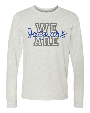Custom Apparel - Screen Printing - Jefferson Elementary - Adult Unisex Long Sleeve T-Shirt (We Are Jaguars) - Jefferson Elementary - 16192