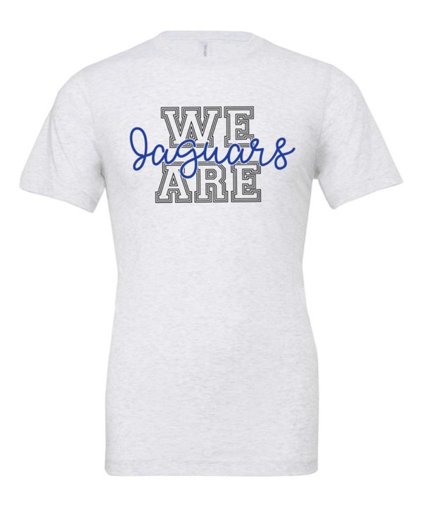 Custom Apparel - Screen Printing - Jefferson Elementary - Adult Unisex T-Shirt (We Are Jaguars) - Jefferson Elementary - 16192