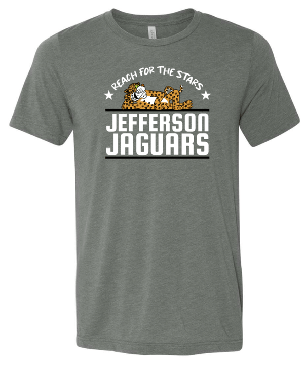 Custom Printed Apparel | Jefferson Elementary Fall 2025 - Deep Heather Adult T-Shirt - Jefferson Elementary Fall 2025 - 18430