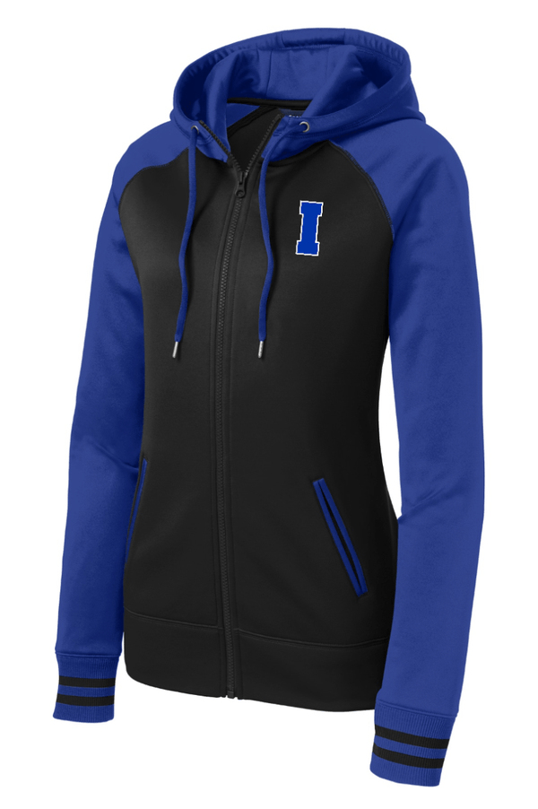 Custom Apparel - Screen Printing - Jefferson Elementary - Women's Full Zip Hoodie - Jefferson Elementary - 16192