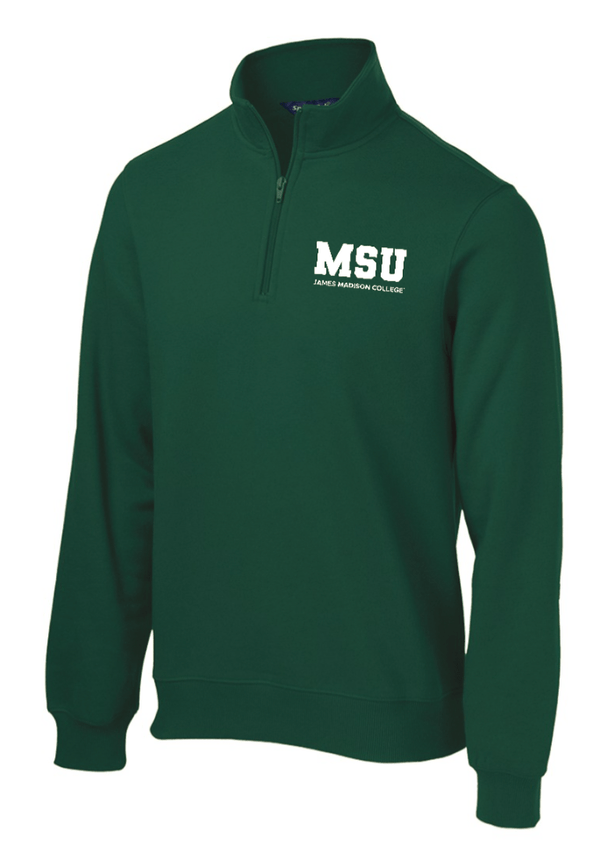 Custom Printed Apparel | JMC Pop - Up Shop - Forest Green Quarter Zip - JMC Fall 2025 - 18335