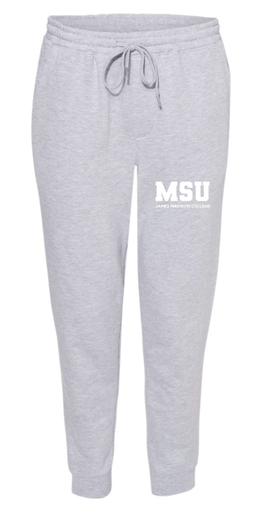 Custom Printed Apparel | JMC Pop - Up Shop - Grey Heather Fleece Sweatpants - JMC Fall 2025 - 18335