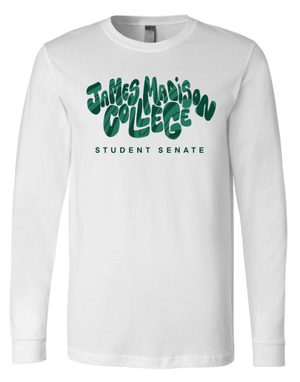 Custom Apparel - Screen Printing - JMC Spring - Long Sleeve Tee (Student Senate Design) - JMC Spring - 17456