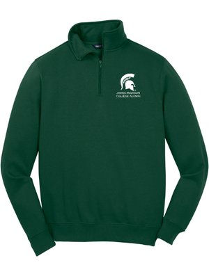 Custom Apparel - Screen Printing - JMC Spring - Quarter Zip Sweatshirt *James Madison College Alumni design* - Crew Neck Sweatshirt - JMC Spring - 17456