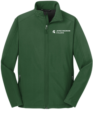 Custom Apparel - Screen Printing - JMC Spring - Soft Shell Jacket (Black / Forest Green) - JMC Spring - 17456