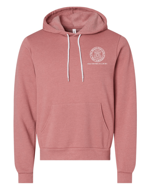 Custom Apparel - Screen Printing - Kent County Court - Sponge Fleece Hoodie ~ Teal / Mauve ~ - Kent County Court - 16394