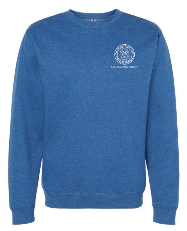 Kent County Court - Midweight Crewneck Sweatshirt  ~ Blue / Grey ~