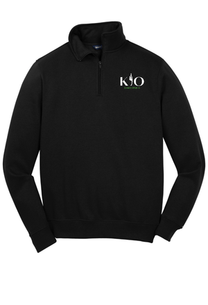 Custom Apparel - Screen Printing - Kick it Out Dance - Adult Unisex 1/4 Zip Sweatshirt - Kick it Out Dance - 16241