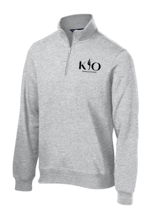 Custom Apparel - Screen Printing - Kick it Out Dance - Adult Unisex 1/4 Zip Sweatshirt - Kick it Out Dance - 16241