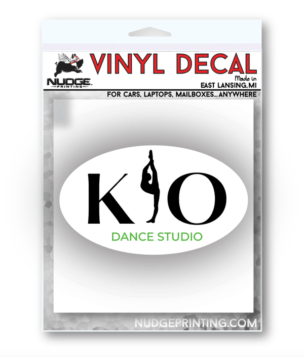 Custom Apparel - Screen Printing - Kick It Out Dance - Car Decal - Kick it Out Dance - 16241