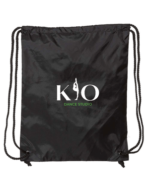 Custom Apparel - Screen Printing - Kick It Out Dance - Personalized Logo Drawstring Bag - Kick it Out Dance - 16241