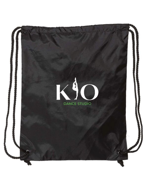 Custom Apparel - Screen Printing - Kick It Out Dance - Personalized Logo Drawstring Bag - Kick it Out Dance - 16241