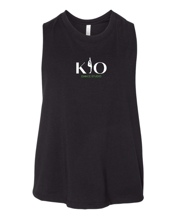 Custom Apparel - Screen Printing - Kick It Out Dance - Women's Crop Logo Tank - Kick it Out Dance - 16241