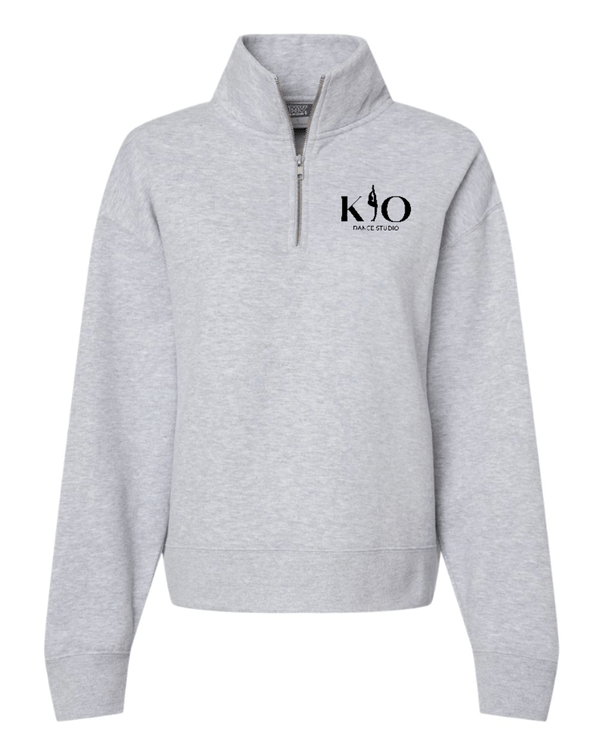 Custom Apparel - Screen Printing - Kick it Out Dance - Women's Quarter Zip Sweatshirt - Kick it Out Dance - 15666