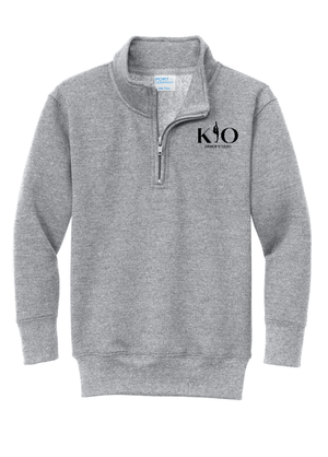 Custom Apparel - Screen Printing - Kick It Out Dance - Youth 1/4 Zip Sweatshirt - Kick it Out Dance - 16241
