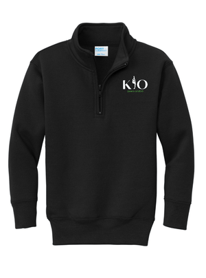 Custom Apparel - Screen Printing - Kick It Out Dance - Youth 1/4 Zip Sweatshirt - Kick it Out Dance - 16241