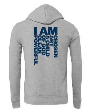 Custom Apparel - Screen Printing - Kids Alive - Grey Fleece Hoodie - Kids Alive On Demand