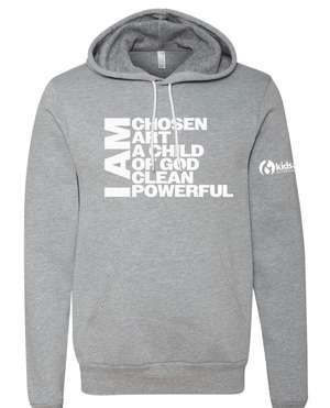 Custom Printed Apparel | Kids Alive - Unisex Fleece Hoodie (Kids Alive Sleeve Design) Mustard/Black/Grey - Kidsalive OD NEW
