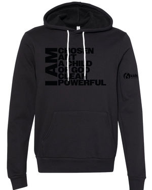 Custom Printed Apparel | Kids Alive - Unisex Fleece Hoodie (Kids Alive Sleeve Design) Mustard/Black/Grey - Kidsalive OD NEW