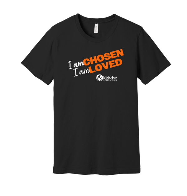 Custom Printed Apparel | Kids Alive - Unisex T-Shirt (I am Chosen, I am Loved Design) - Kids Alive On Demand
