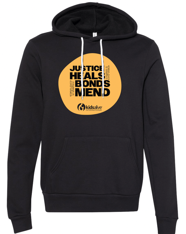 Custom Printed Apparel | Kids Alive - Vintage Black Fleece Hoodie - Kidsalive OD NEW