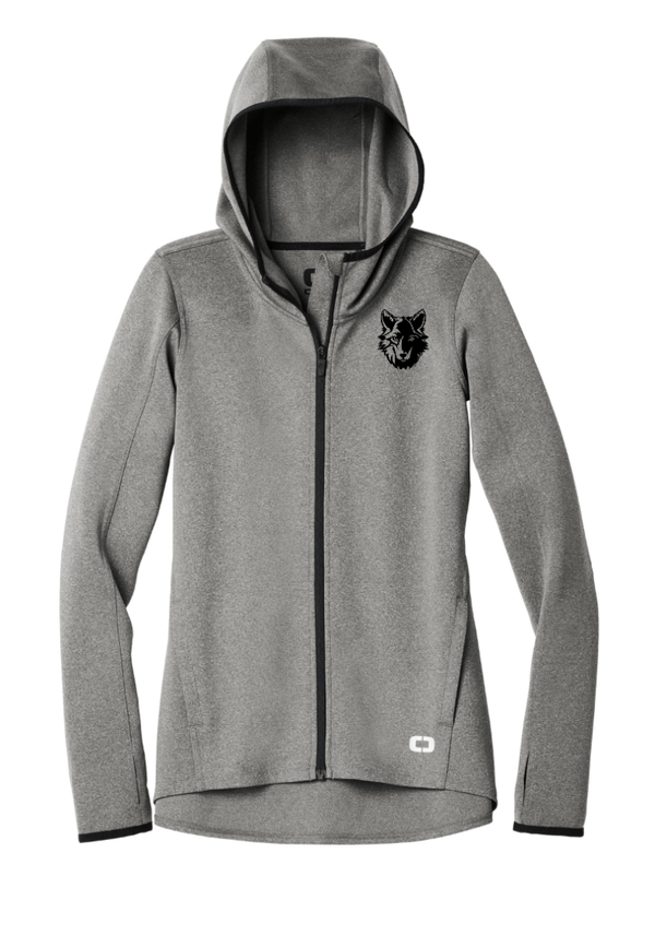 Custom Apparel - Screen Printing - Kinawa Middle School - Ladies Stealth Full Zip Jacket - Kinawa Middle School - 14710