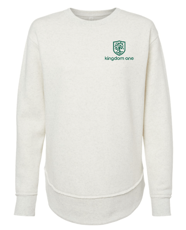 Custom Apparel - Screen Printing - Kingdom One - Women's Weekend Fleece Crewneck Sweatshirt - Kingdom One - 17431
