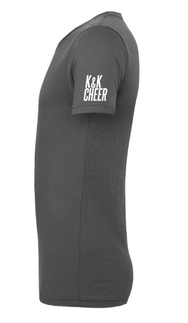 Custom Printed Apparel | K&K Cheer Gear - Adult Unisex T-Shirt "Cheer Dad Duties Design" (MULTIPLE COLOR OPTIONS) - K&K Cheer Gear W25 - 18345